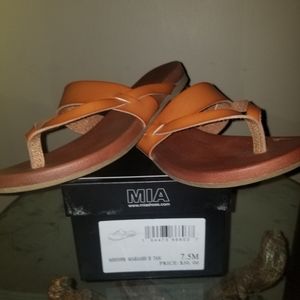 MIA leather sandals size 7.5